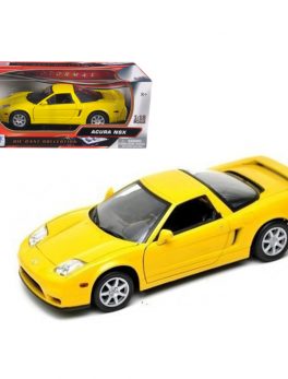 Acura NSX Yellow 1/18 Diecast Model Car by Motormax 73140y
