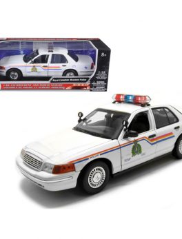 2001 Ford Crown Victoria Royal Canadian Mounted Police Car 1/18 Diecast Car Model by Motormax 73503