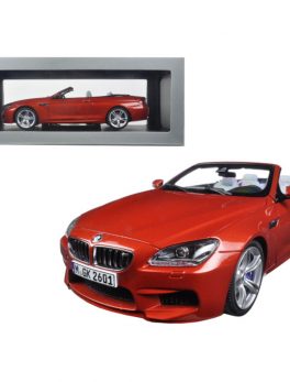 BMW M6 F12M Convertible Sakhir Orange 1/18 Diecast Model Car by Paragon 97063