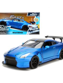 Brian's 2009 Nissan GTR R35 Blue Ben Sopra Fast and Furious Movie 1/24 Diecast Model Car by Jada 98271