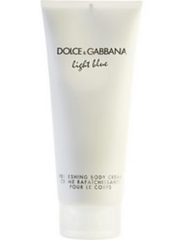 D and G Light Blue Body Cream 6.7 Oz For Women