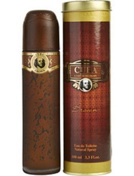 Cuba Brown Edt Spray 3.3 Oz For Men
