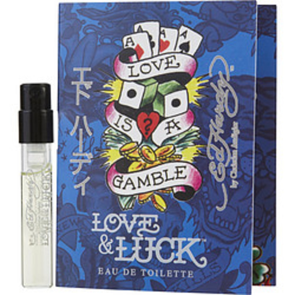 Ed Hardy Love and Luck Edt Spray Vial On Card For Men