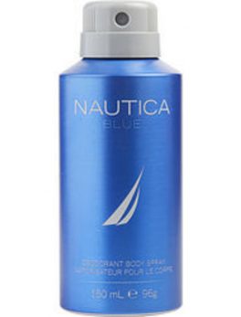 Nautica Blue Deodorant Body Spray 5 Oz For Men