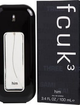 Fcuk 3 Edt Spray 3.4 Oz For Men