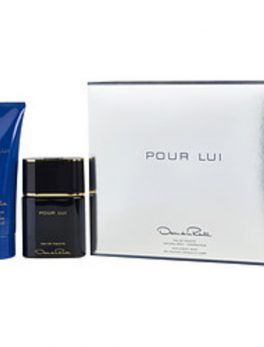 Oscar Pour Lui Edt Spray 3 Oz and Hair And Body Wash 6.7 Oz For Men