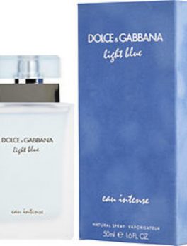 D and G Light Blue Eau Intense Eau De Parfum Spray 1.6 Oz For Women
