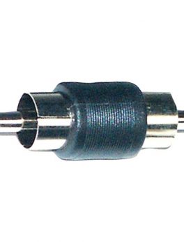 Install Bay RCA100-BM10 RCA-Barrel Male Nickel Connectors, 10 pk