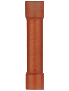 Install Bay RNBC Butt Connectors, 100 pk (Red, 22-18 Gauge)