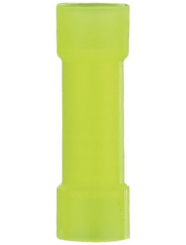Install Bay YNBC Butt Connectors, 100 pk (Yellow, 12-10 Gauge)
