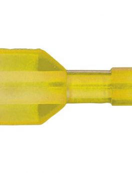 Install Bay YNMD250F Fully Insulated Male Quick Disconnects, 100 pk (12-10 Gauge)