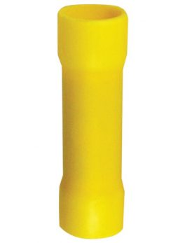 Install Bay YVBC4 Vinyl Butt Connectors (Yellow, 4 Gauge, 25 pk)