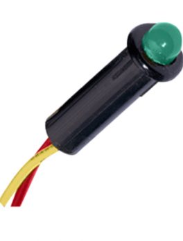 Paneltronics LED Indicator Light - Green - 120 VAC - 1/4"
