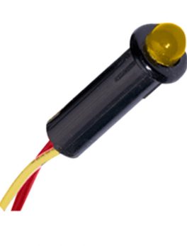 Paneltronics LED Indicator Light - Amber - 120 VAC - 1/4"