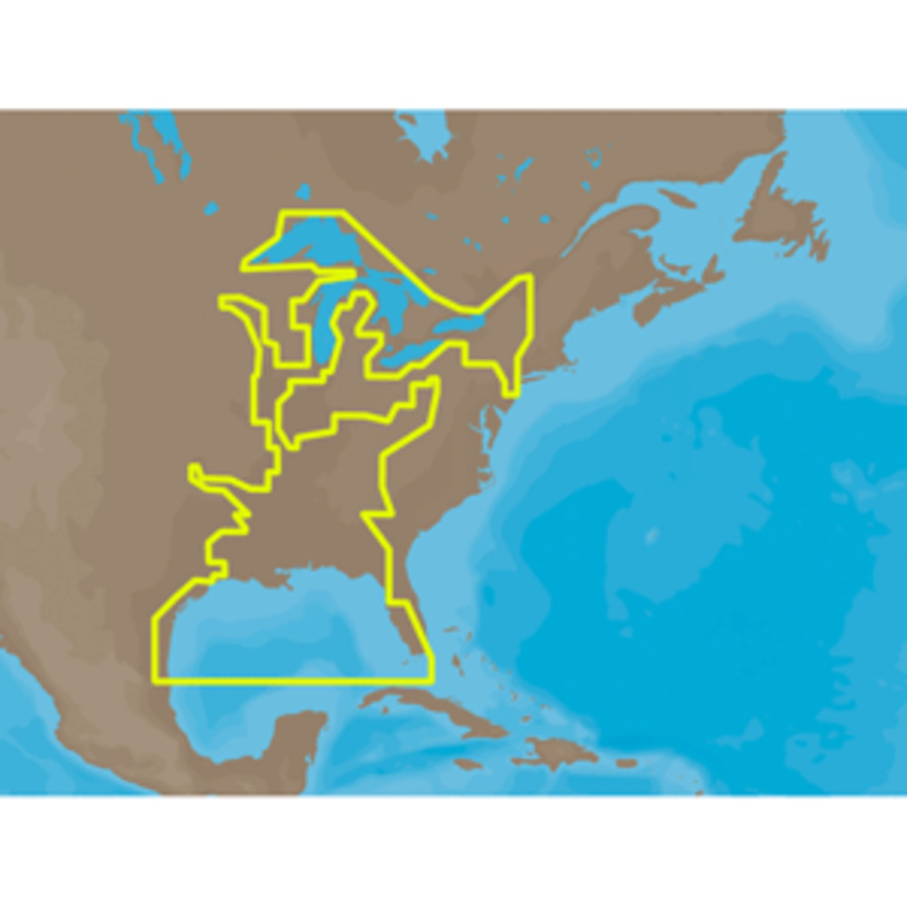 C-MAP MAX NA-M023 - U.S. Gulf Coast and Inland Rivers - C-Card