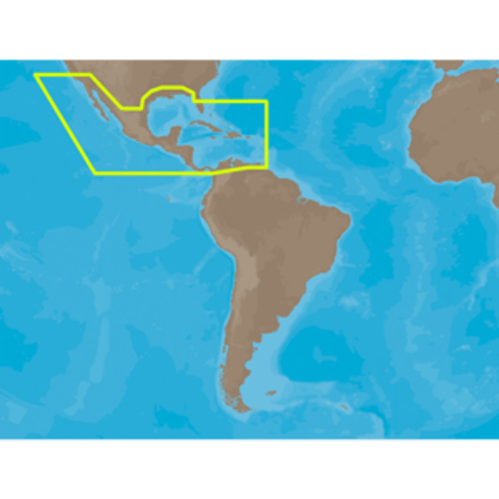 C-MAP MAX NA-M027 - Central America and The Caribbean - C-Card