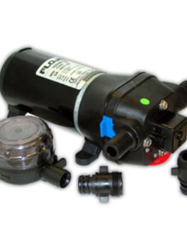 FloJet Heavy Duty Deck Wash Pump - 40psi/4.3GPM/12V w/Nozzle