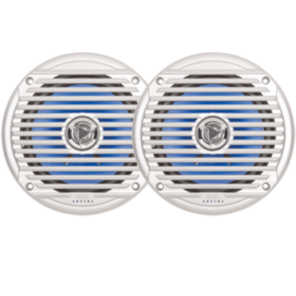 JENSEN 6.5" Coaxial Waterproof Speaker - (Pair) Silver