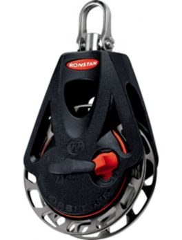 Ronstan Series 55 Ratchet Orbit Block and #153; - Single - Swivel Head - Auto and Manual