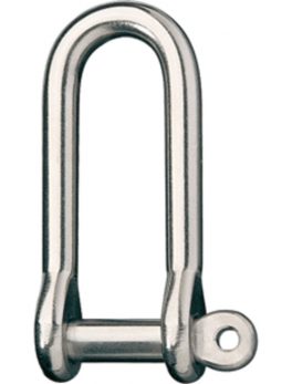 Ronstan Long Dee Shackle - 1/2" Pin - 2-27/32"L x 23/32"W