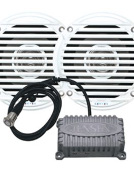 JENSEN CPM50 Bluetooth Amplifier Package w/JAHD240BT 80W, 2-Channel Bluetooth Amplifier and MS5006 5" Speakers
