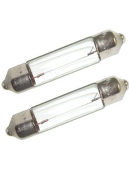 Perko Double Ended Festoon Bulbs - 24V, 10W, .40A - Pair