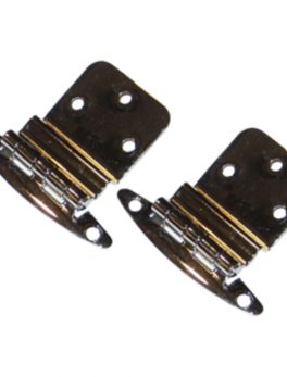 Perko Chrome Plated Brass 3/8" Inset Hinges