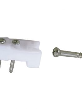 Perko Door Catches - White Nylon/Stainless - Pair