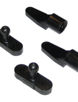 Perko Door Catches - Black Nylon - Pair