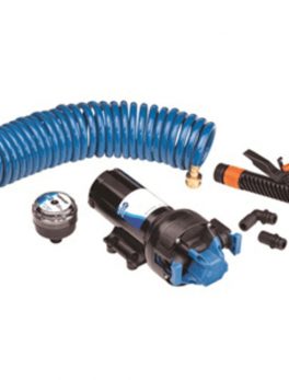Jabsco HotShot Automatic Washdown Pump w/Hosecoil - 5.0GPM - 70PSI - 24VDC