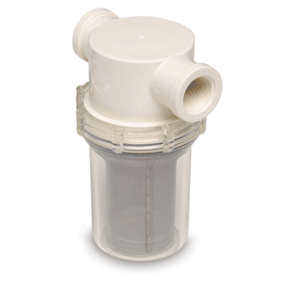 Shurflo by Pentair 3/4" Raw Water Strainer w/Bracket and amp; Fittings - 50 Mesh Screen
