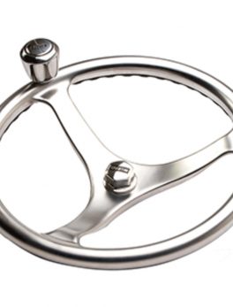Edson Satin Finish ComfortGrip Powerwheel - 13" w/Knob and amp; Nut