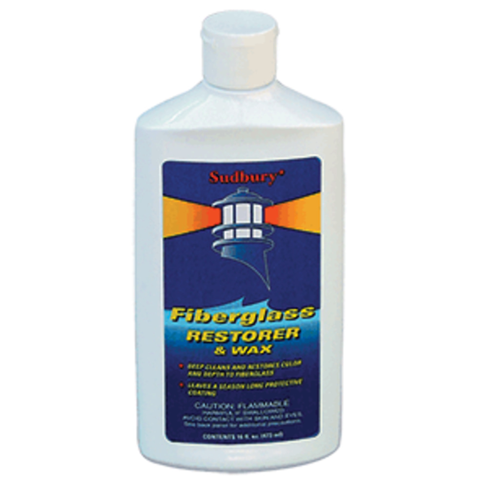 Sudbury One Step Fiberglass Restorer and amp; Wax - 16oz Liquid