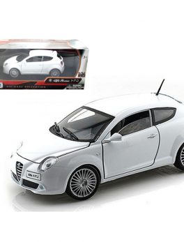 Alfa Romeo Mito White 1/24 Diecast Car Model by Motormax 73371w