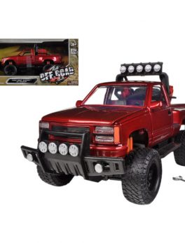 1992 GMC Sierra GT Pickup Truck Off Road Red 1/24 Diecast Model by Motormax 79136r