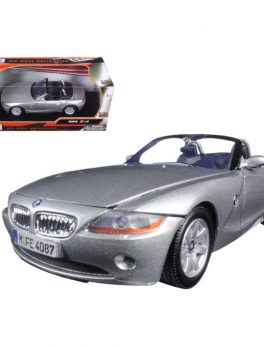 BMW Z4 Silver 1/24 Diecast Model Car by Motormax 73269s