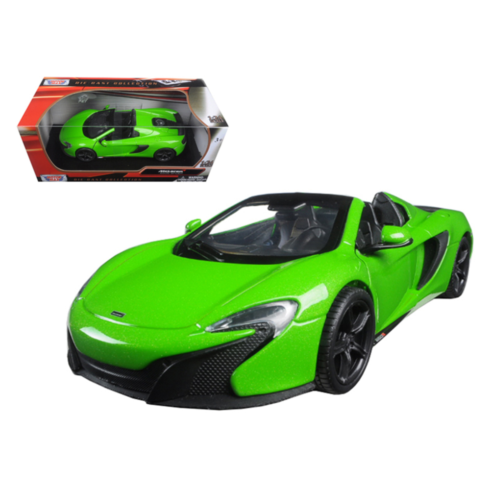 McLaren 650S Spider Green 1/24 Diecast Model Car by Motormax 79326grn