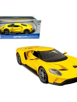 2017 Ford GT Yellow 1/18 Diecast Model Car by Maisto 31384Y