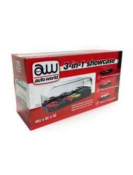 Collectible Display Show Case for 1/64 1/43 1/24 Diecast Models by Autoworld AWDC004