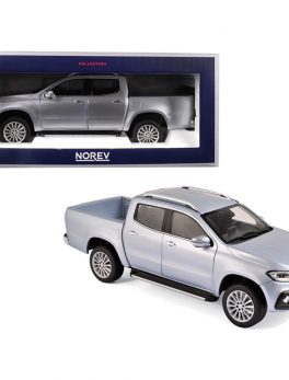 2017 Mercedes Benz X-Class Pickup Truck Silver 1/18 Diecast Model Car by Norev 183420