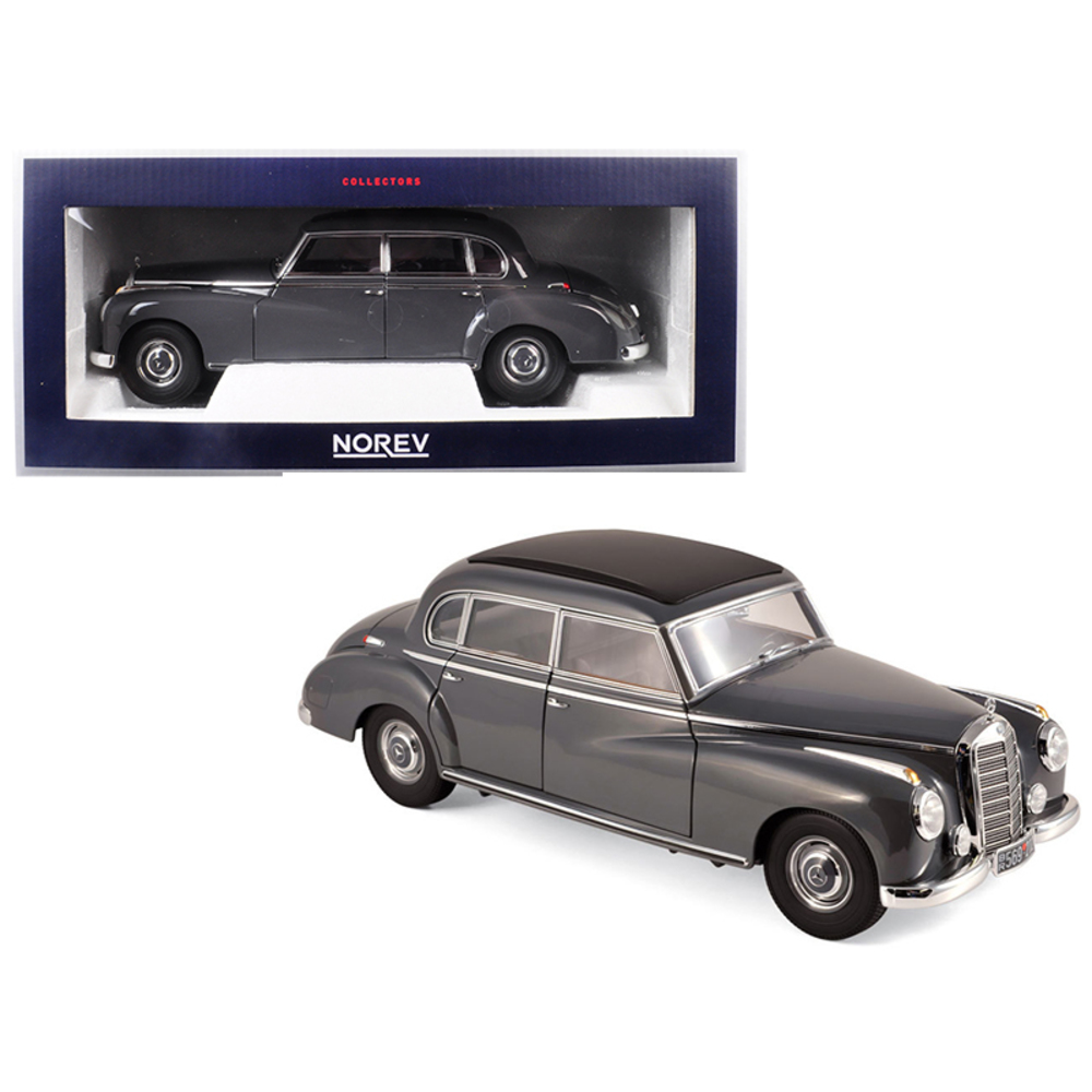 1955 Mercedes Benz 300 Dark Gray 1/18 Diecast Model Car by Norev 183591