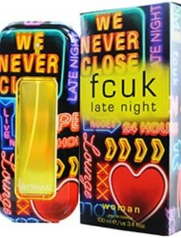 Fcuk Late Night Edt Spray 3.4 Oz For Women