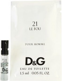 D and G 21 Le Fou Edt Spray Vial For Men