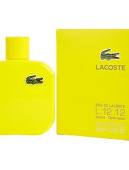 Lacoste Eau De Lacoste L.12.12 Jaune Optimistic Edt Spray 3.3 Oz For Men