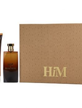 Hanae Mori Him Edt Spray 3.4 Oz and Aftershave Balm 5 Oz For Men