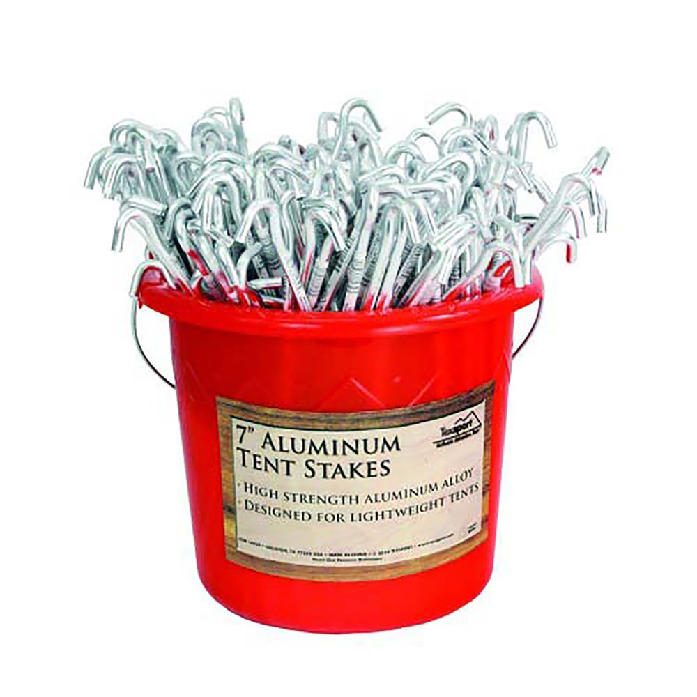 Texsport 200PC Set Tent Peg Aluminum Packed 200 Cs.