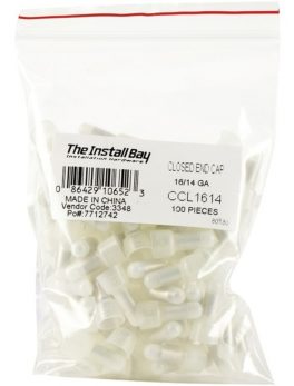 Install Bay CCL1614 Crimp Caps (Long neck, 16-14 Gauge, 100 pk)