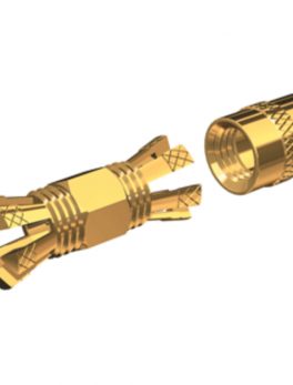 Shakespeare PL-258-CP-G Gold Splice Connector For RG-8X or RG-58/AU Coax.