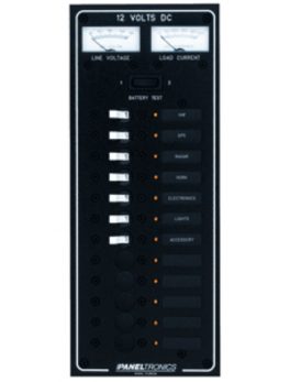 Paneltronics Standard DC 12 Position Breaker Panel w/LEDs