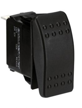 Paneltronics DPDT (ON)/OFF/(ON) Waterproof Contura Rocker Switch - Momentary Configuration